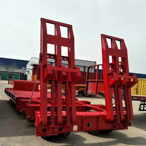 汉川市13米弹簧爬梯拖板车结构简单