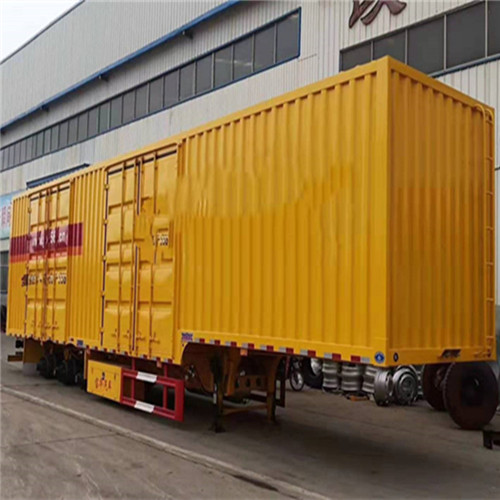 丹东市定做12.5米集装箱运输车适合上路配置