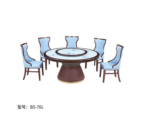 上海新中式酒店餐桌椅