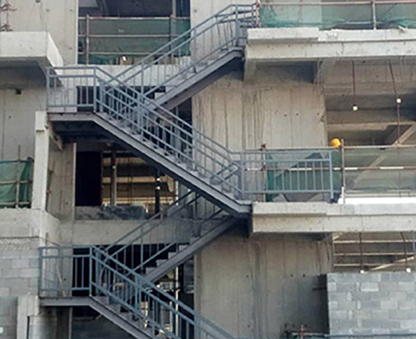 蚌埠室外钢结构消防楼梯