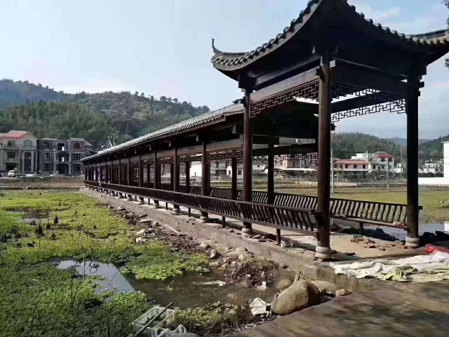 南昌防腐木景观长廊