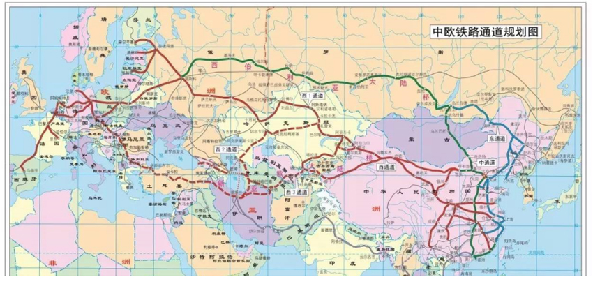 国际铁路—中欧,中亚,中俄铁路运输