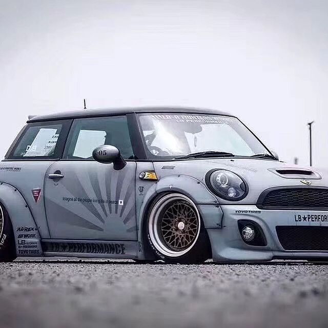 宝马minicoopersr56全车改色