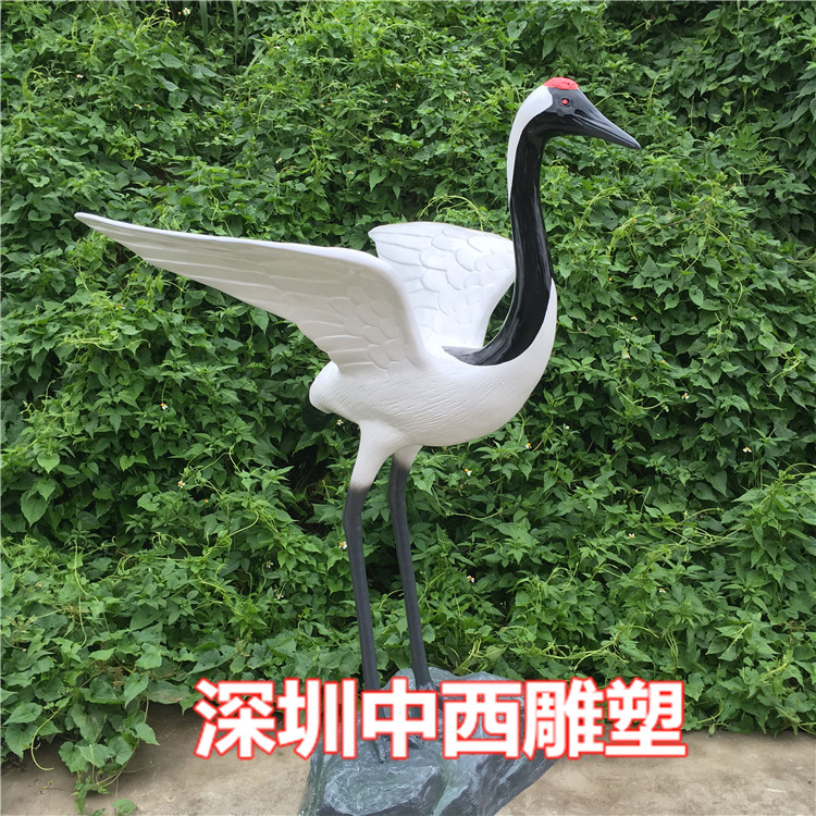 仿真仙鹤雕塑