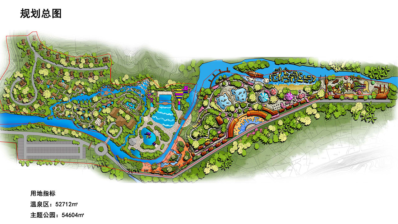 龙达生态城温泉平面图图片
