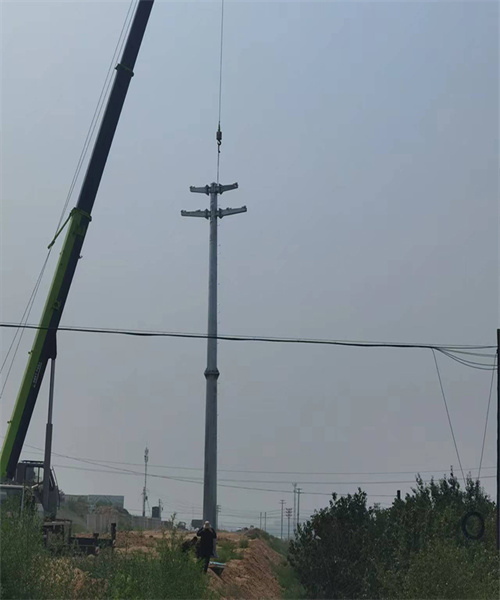 黑龙江七台河市35kv90度转角杆